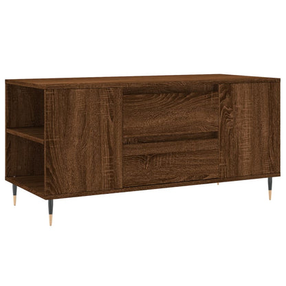 Salontafel 02X44,5X50 Cm Bewerkt Hout bruin eikenkleur