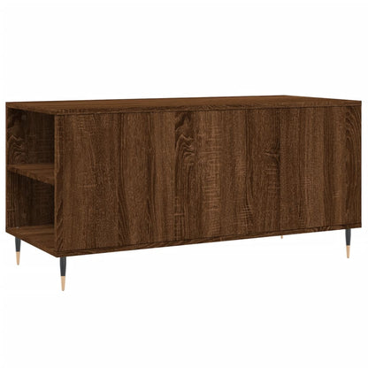Salontafel 02X44,5X50 Cm Bewerkt Hout bruin eikenkleur