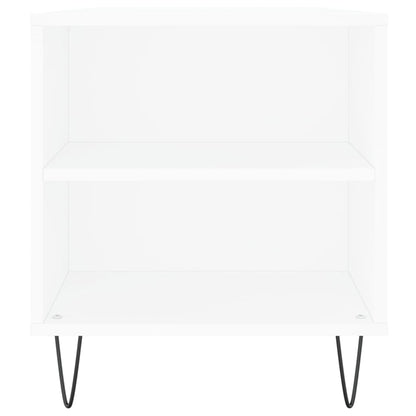 Salontafel 02X44,5X50 Cm Bewerkt Hout Wit
