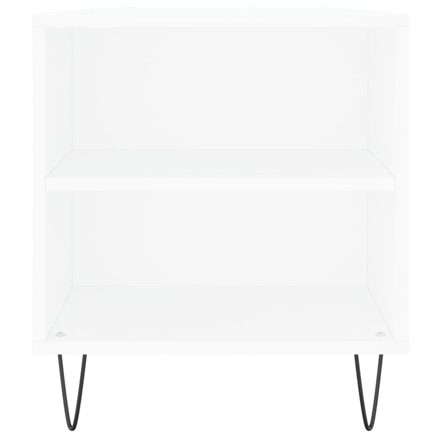 Salontafel 02X44,5X50 Cm Bewerkt Hout Wit