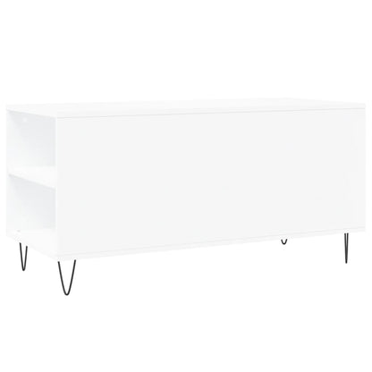 Salontafel 02X44,5X50 Cm Bewerkt Hout Wit