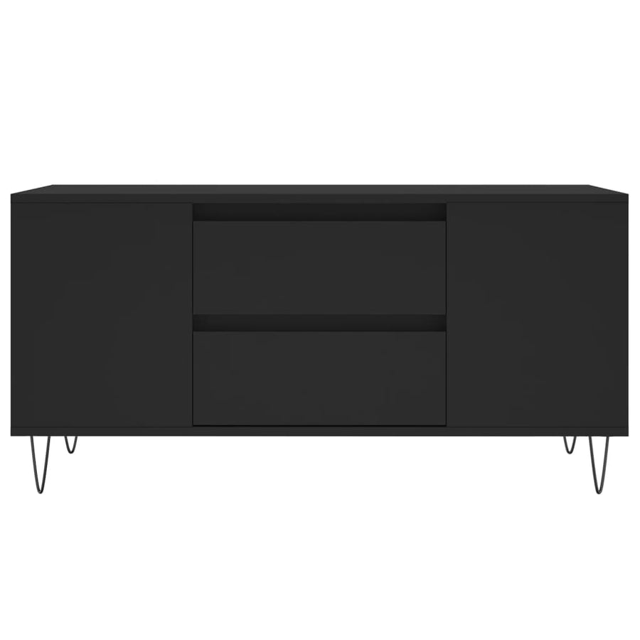 Salontafel 02X44,5X50 Cm Bewerkt Hout Zwart