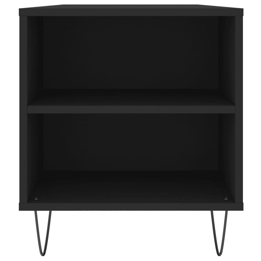 Salontafel 02X44,5X50 Cm Bewerkt Hout Zwart