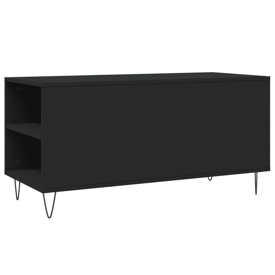 Salontafel 02X44,5X50 Cm Bewerkt Hout Zwart
