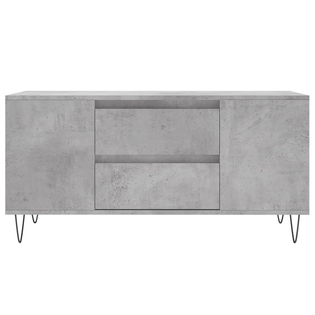 Salontafel 02X44,5X50 Cm Bewerkt Hout Betongrijs