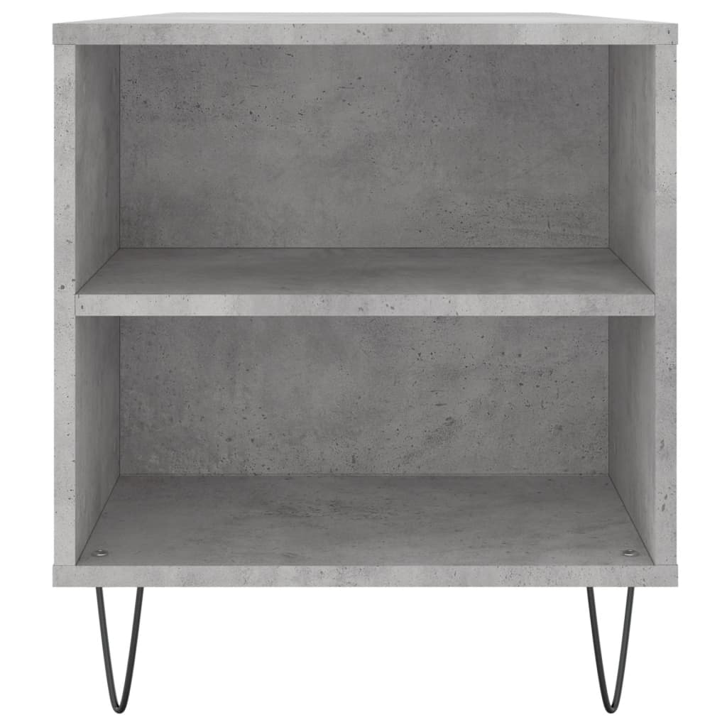 Salontafel 02X44,5X50 Cm Bewerkt Hout Betongrijs