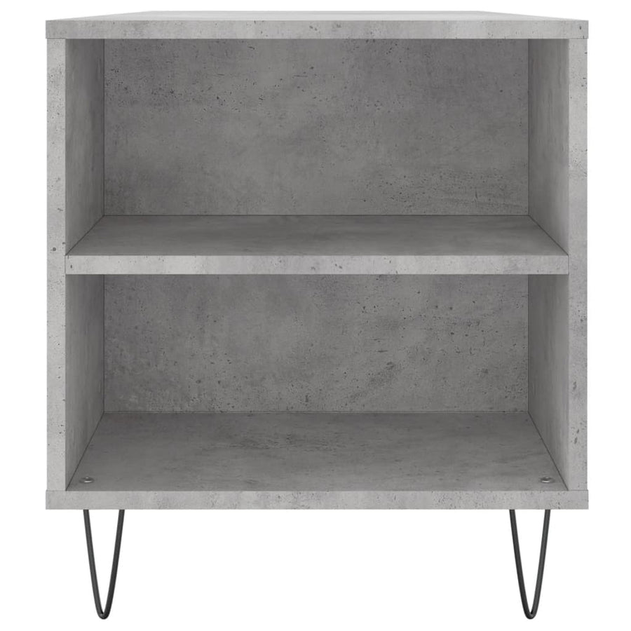 Salontafel 02X44,5X50 Cm Bewerkt Hout Betongrijs