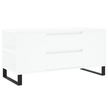 Salontafel 02X44,5X50 Cm Bewerkt Hout Wit