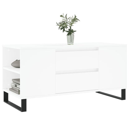 Salontafel 02X44,5X50 Cm Bewerkt Hout Wit