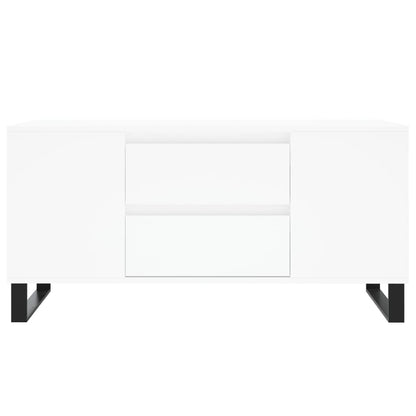 Salontafel 02X44,5X50 Cm Bewerkt Hout Wit
