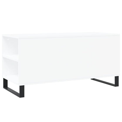 Salontafel 02X44,5X50 Cm Bewerkt Hout Wit