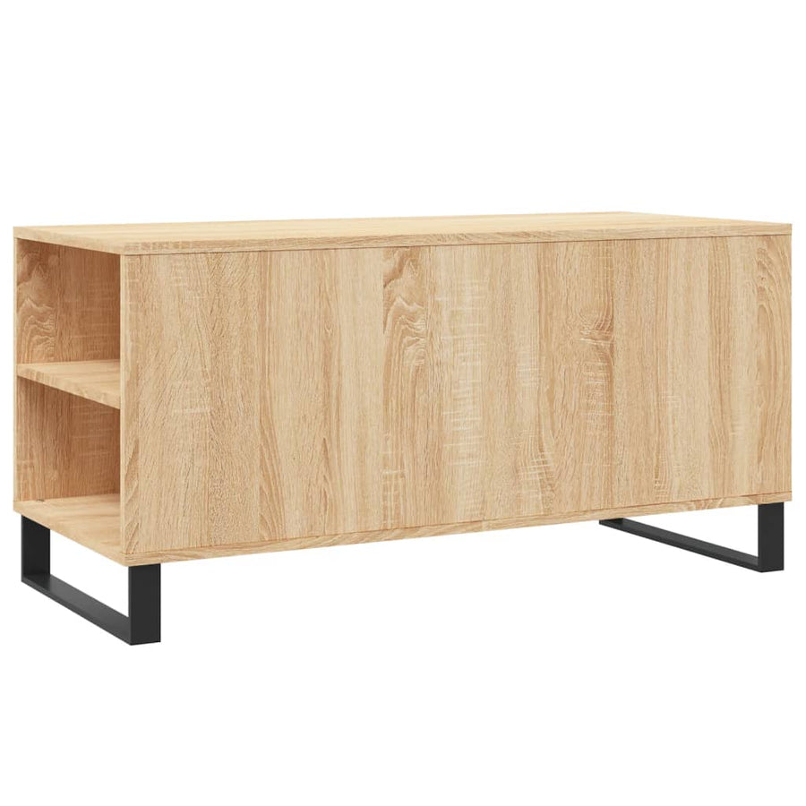 Salontafel 02X44,5X50 Cm Bewerkt Hout Kleurig Sonoma eiken