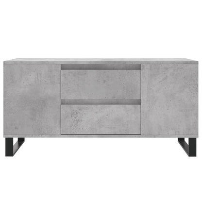 Salontafel 102x44,5x50 cm bewerkt hout betongrijs