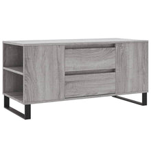 Salontafel 102x44,5x50 cm bewerkt hout grijs sonoma eikenkleur