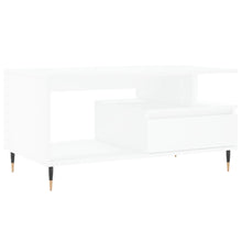Salontafel 90X49X45 Cm Bewerkt Hout Wit