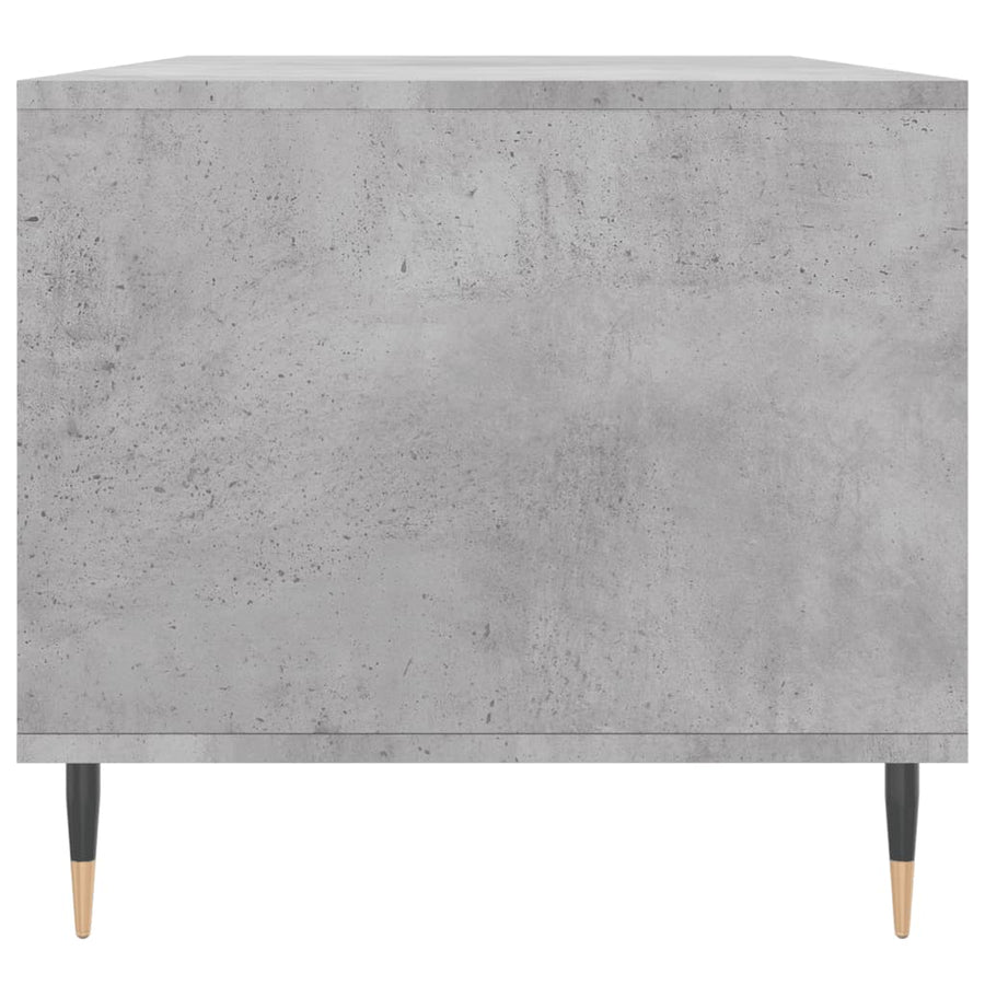 Salontafel 90X49X45 Cm Bewerkt Hout Betongrijs