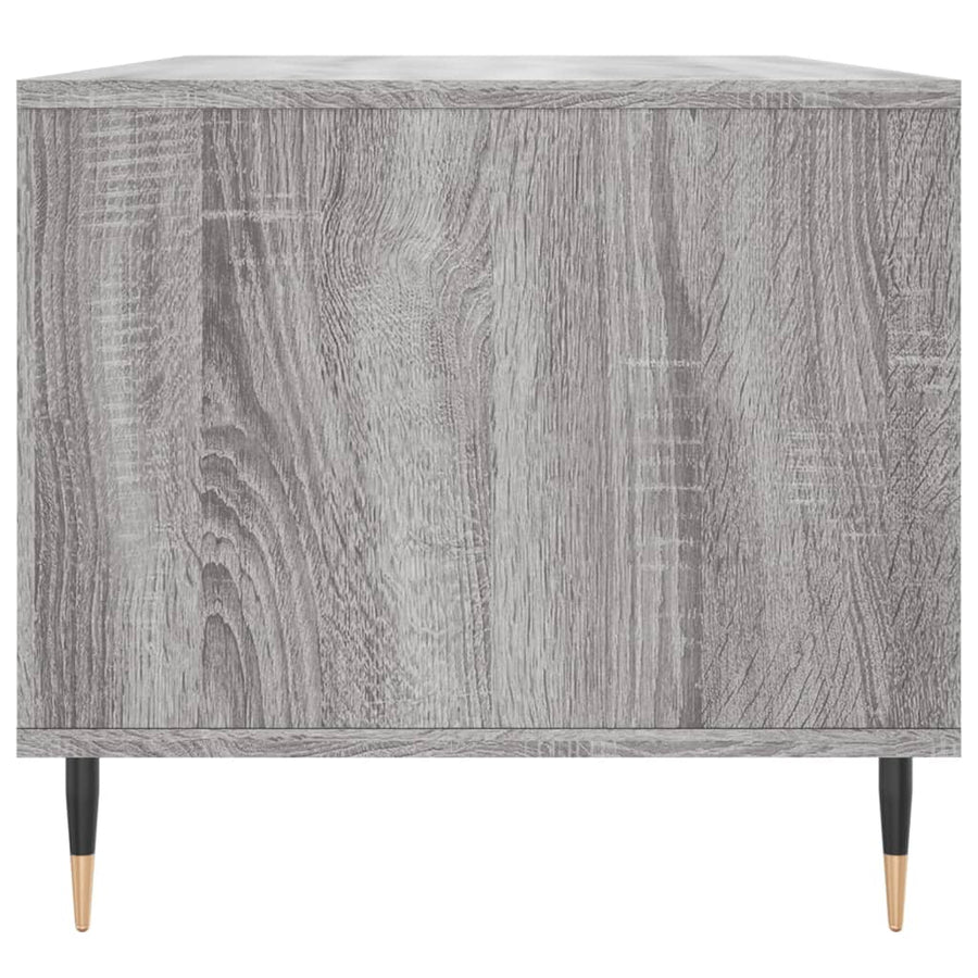 Salontafel 90X49X45 Cm Bewerkt Hout Grijs sonoma