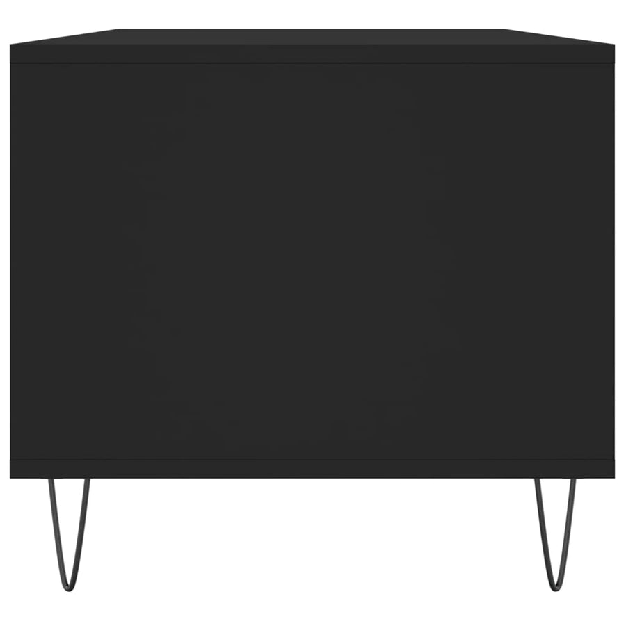 Salontafel 90x49x45 cm bewerkt hout zwart
