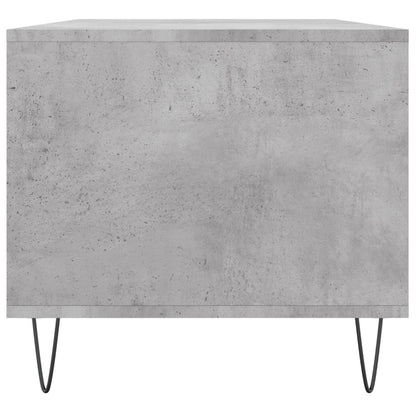 Salontafel 90X49X45 Cm Bewerkt Hout Betongrijs