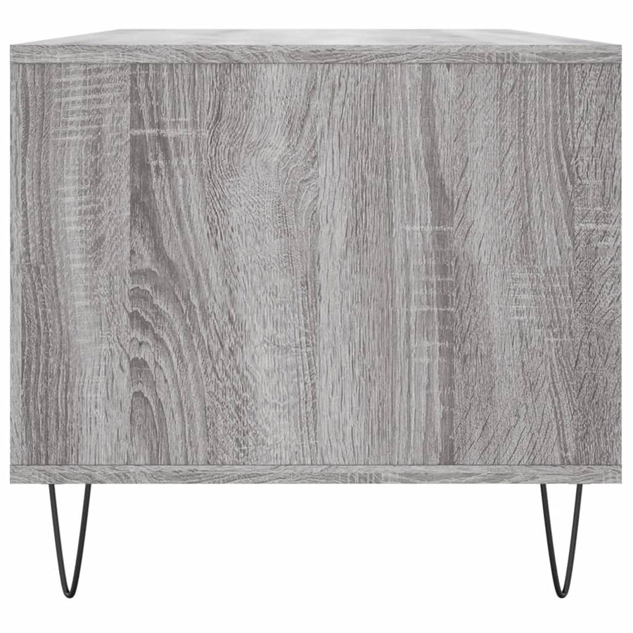 Salontafel 90X49X45 Cm Bewerkt Hout Grijs sonoma