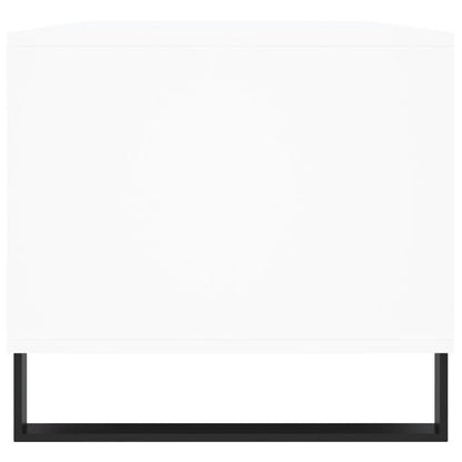 Salontafel 90X49X45 Cm Bewerkt Hout Wit