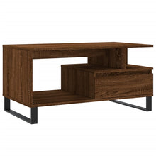 Salontafel 90X49X45 Cm Bewerkt Hout Bruineiken