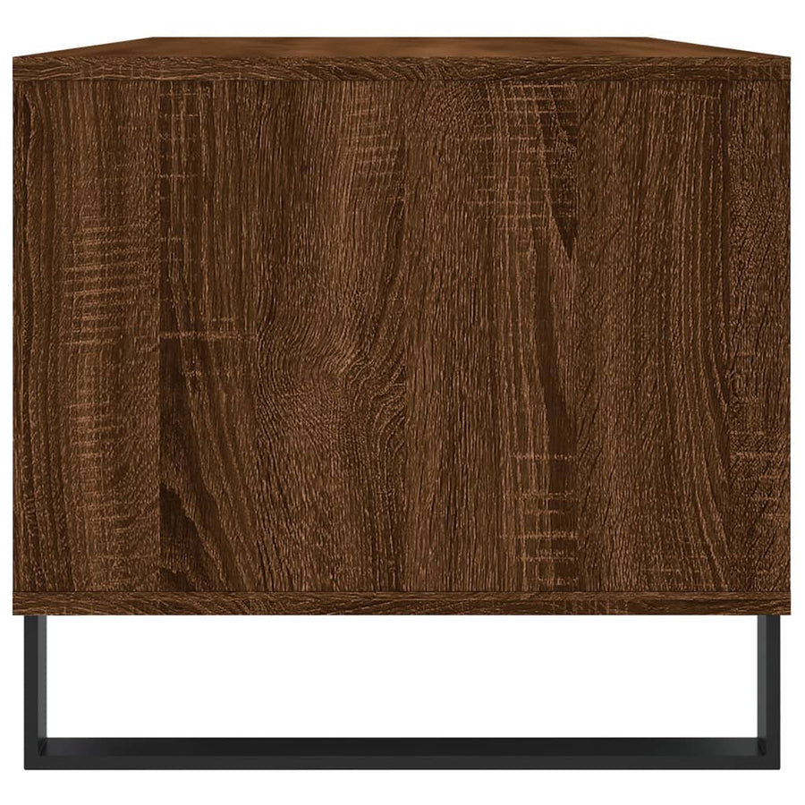 Salontafel 90X49X45 Cm Bewerkt Hout Bruineiken