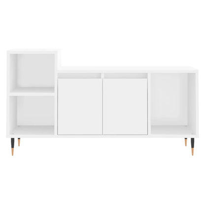 Tv-Meubel 00X35X55 Cm Bewerkt Hout Wit