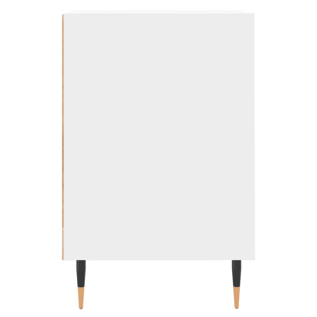 Tv-Meubel 00X35X55 Cm Bewerkt Hout Wit