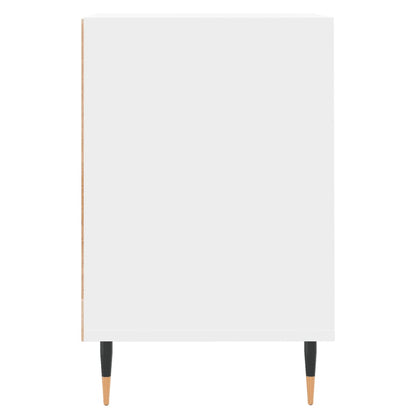 Tv-Meubel 00X35X55 Cm Bewerkt Hout Wit