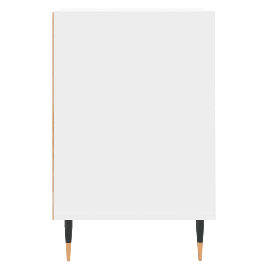 Tv-Meubel 00X35X55 Cm Bewerkt Hout Wit