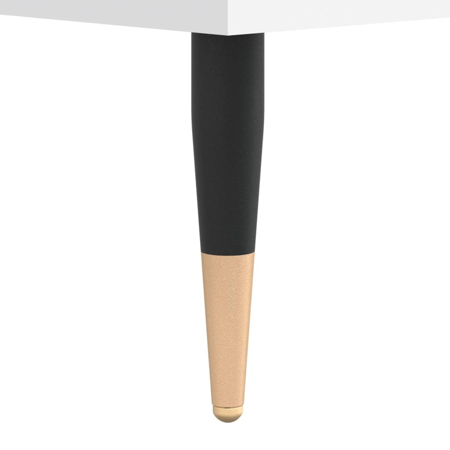 Tv-Meubel 00X35X55 Cm Bewerkt Hout Wit