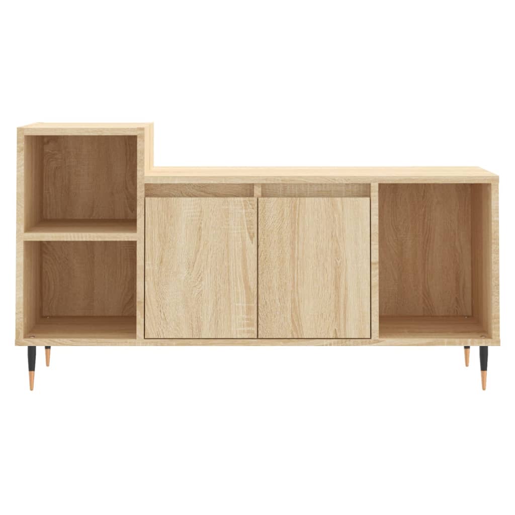 Tv-meubel 100x35x55 cm bewerkt hout sonoma eikenkleurig