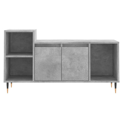 Tv-Meubel 00X35X55 Cm Bewerkt Hout Betongrijs