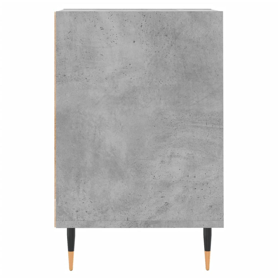 Tv-Meubel 00X35X55 Cm Bewerkt Hout Betongrijs