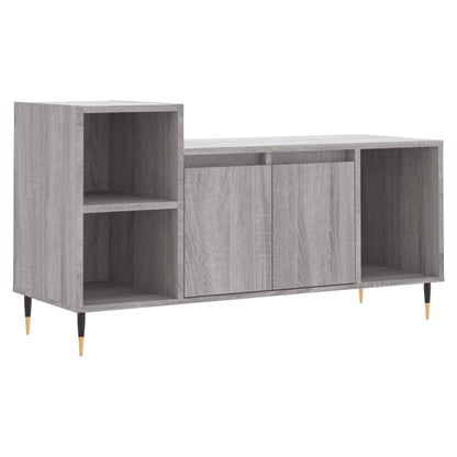 Tv-Meubel 00X35X55 Cm Bewerkt Hout Eikenkleurig Grijs sonoma