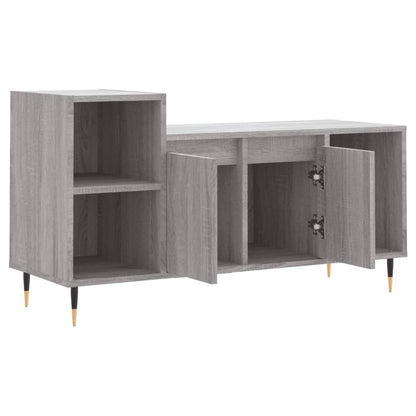 Tv-Meubel 00X35X55 Cm Bewerkt Hout Eikenkleurig Grijs sonoma