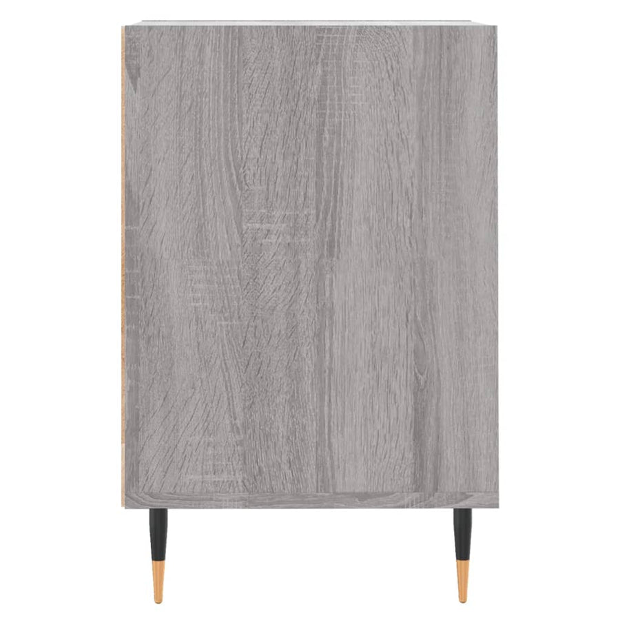 Tv-Meubel 00X35X55 Cm Bewerkt Hout Eikenkleurig Grijs sonoma