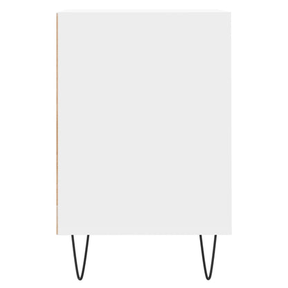 Tv-Meubel 00X35X55 Cm Bewerkt Hout Wit