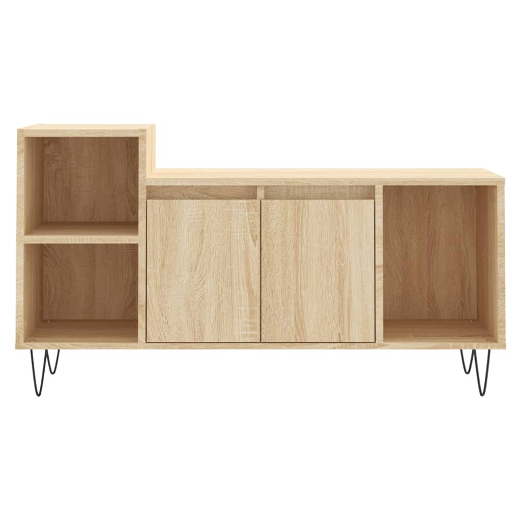 Tv-Meubel 00X35X55 Cm Bewerkt Hout Kleurig Sonoma eiken