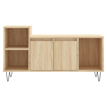 Tv-Meubel 00X35X55 Cm Bewerkt Hout Kleurig Sonoma eiken