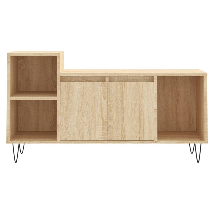 Tv-Meubel 00X35X55 Cm Bewerkt Hout Kleurig Sonoma eiken