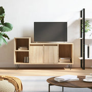 Tv-meubel 100x35x55 cm bewerkt hout sonoma eiken