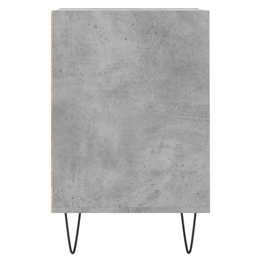 Tv-Meubel 00X35X55 Cm Bewerkt Hout Betongrijs