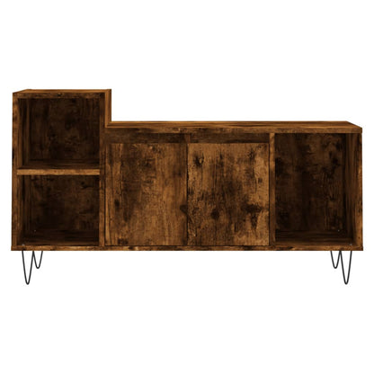 Tv-Meubel 00X35X55 Cm Bewerkt Hout Kleurig Gerookt eiken