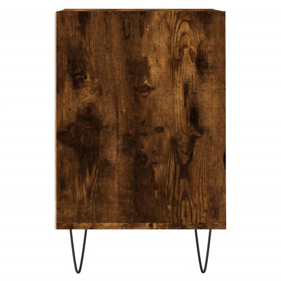 Tv-Meubel 00X35X55 Cm Bewerkt Hout Kleurig Gerookt eiken