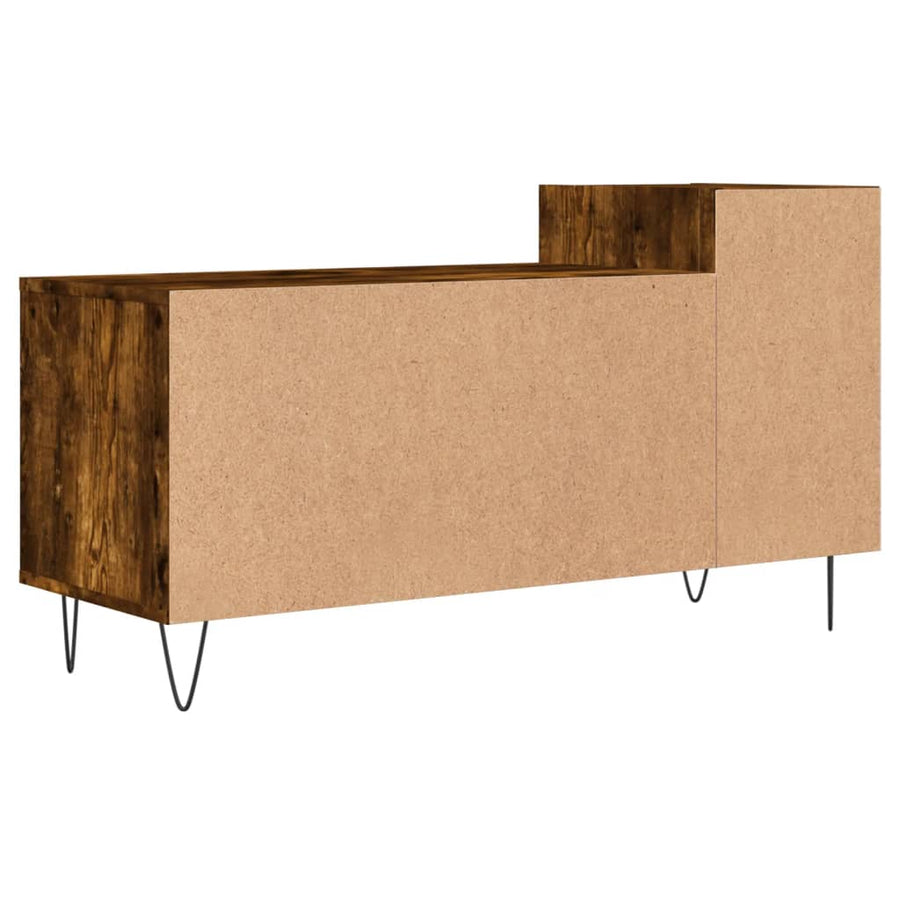 Tv-Meubel 00X35X55 Cm Bewerkt Hout Kleurig Gerookt eiken