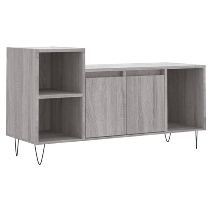Tv-Meubel 00X35X55 Cm Bewerkt Hout Eikenkleurig Grijs sonoma