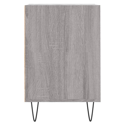 Tv-Meubel 00X35X55 Cm Bewerkt Hout Eikenkleurig Grijs sonoma