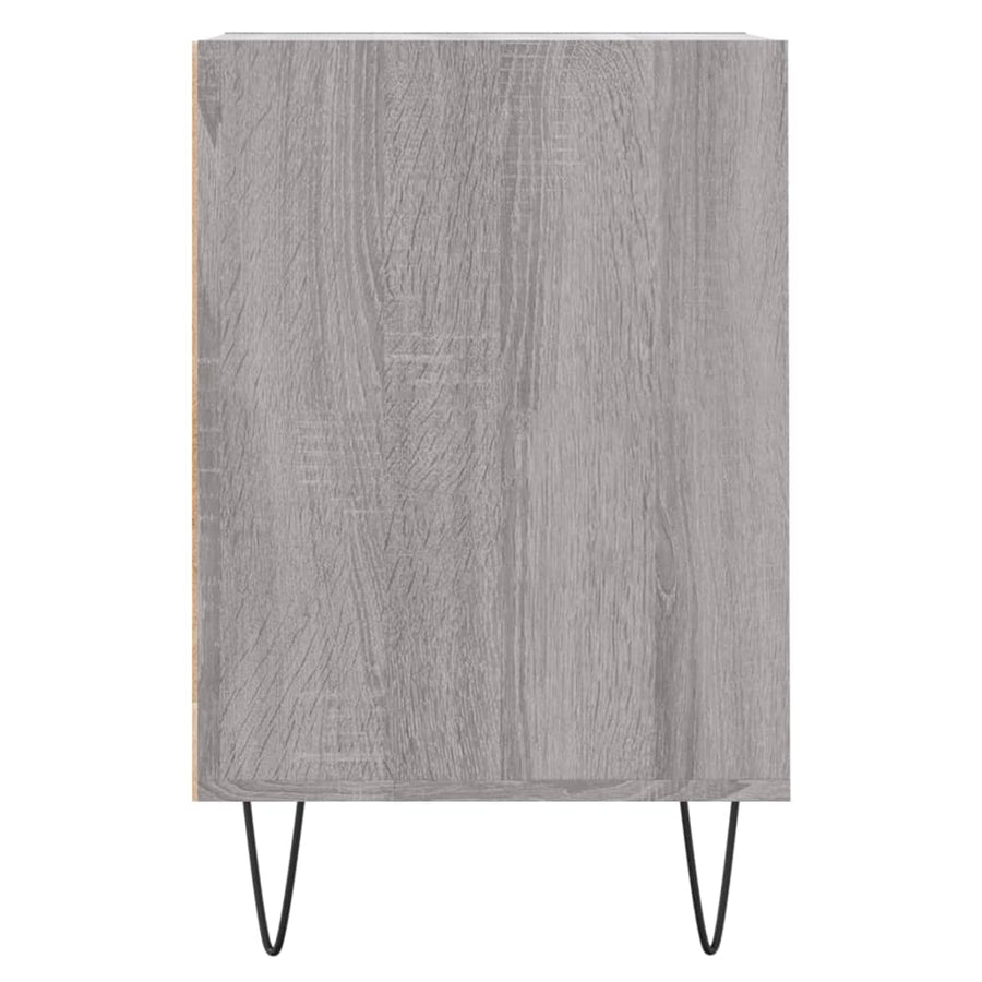 Tv-Meubel 00X35X55 Cm Bewerkt Hout Eikenkleurig Grijs sonoma